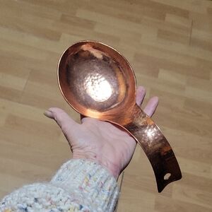 Copper Ladle Spoon Rest